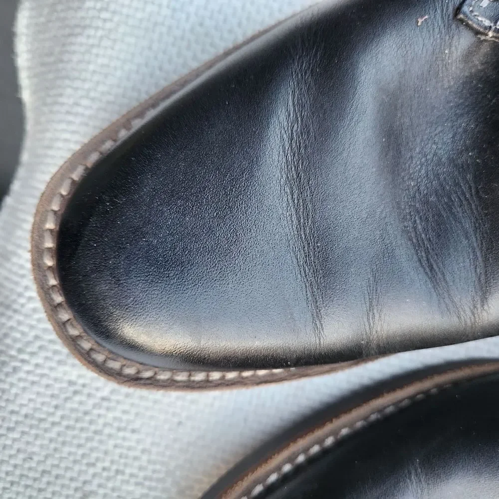 Original Penguin black leather men's dress shoes